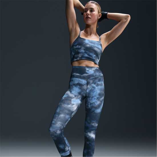 Дамски клинове за фитнес Nike One High-Rise Tights Womens АОП Морско синьо Nike One High-Rise Tights Womens АОП Морско синьо Дамски клинове за фитнес