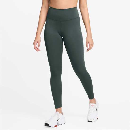 Nike One High-Rise Tights Womens Винтажно зелено Дамски клинове за фитнес