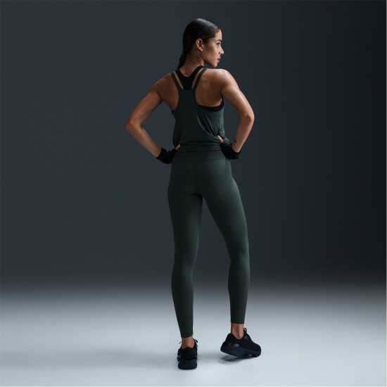 Nike One High-Rise Tights Womens Винтажно зелено Дамски клинове за фитнес
