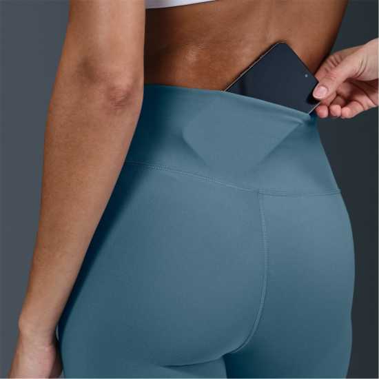 Дамски клинове за фитнес Nike One High-Rise Tights Womens Димно синьо Nike One High-Rise Tights Womens Димно синьо Дамски клинове за фитнес