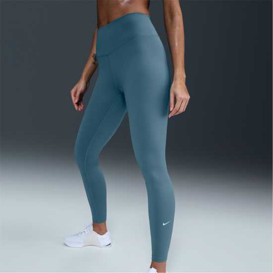 Дамски клинове за фитнес Nike One High-Rise Tights Womens Димно синьо Nike One High-Rise Tights Womens Димно синьо Дамски клинове за фитнес