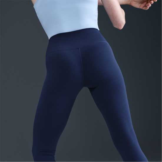 Nike One High-Rise Tights Womens Midnight Navy Дамски клинове за фитнес
