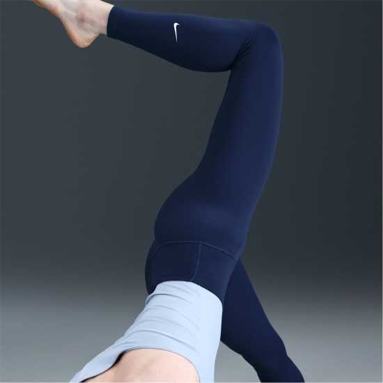 Nike One High-Rise Tights Womens Midnight Navy Дамски клинове за фитнес