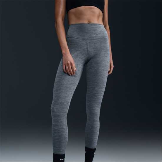 Дамски клинове за фитнес Nike One High-Rise Tights Womens Димно сиво Nike One High-Rise Tights Womens Димно сиво Дамски клинове за фитнес