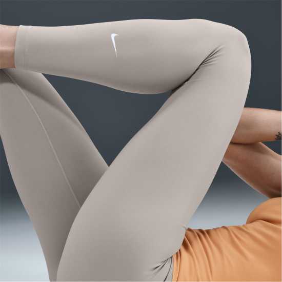 Nike One High-Rise Tights Womens Колеж Сиво/Бяло Дамски клинове за фитнес