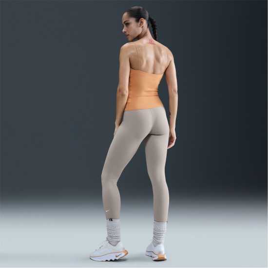 Nike One High-Rise Tights Womens Колеж Сиво/Бяло Дамски клинове за фитнес