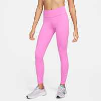 Nike One High-Rise Tights Womens Playful Pink Дамски клинове за фитнес