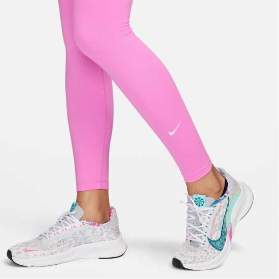 Nike One High-Rise Tights Womens Игриво розово Дамски клинове за фитнес
