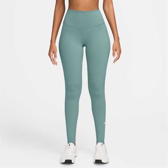 Nike One High-Rise Tights Womens Сиво Канон Дамски клинове за фитнес