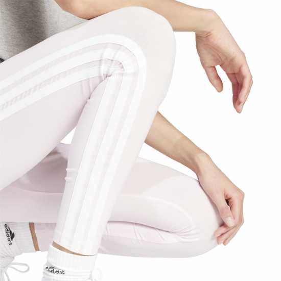 Дамски клинове за фитнес Adidas Essentials 3-Stripes Cotton Leggings Womens Adidas Essentials 3-Stripes Cotton Leggings Womens Дамски клинове за фитнес