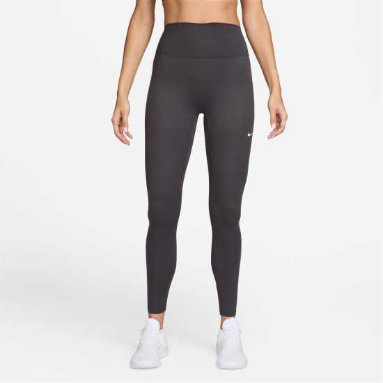 Nike Дамски Клин One Seamless Front High-Waisted Leggings Womens Thunder Grey 