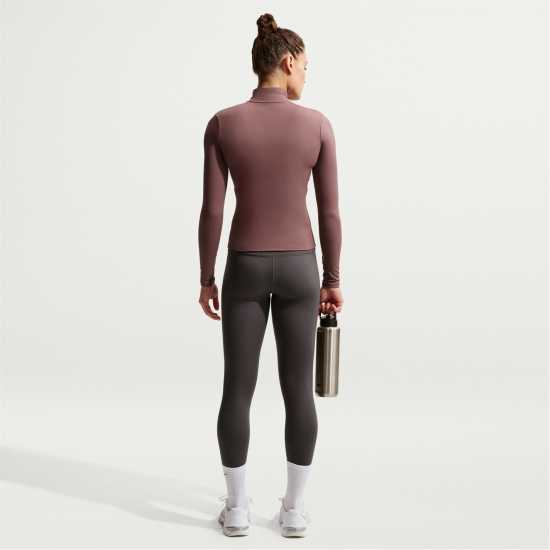 Nike Дамски Клин One Seamless Front High-Waisted Leggings Womens Thunder Grey 