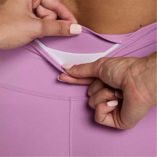 Nike Дамски Клин One Seamless Front High-Waisted Leggings Womens Light Magenta 