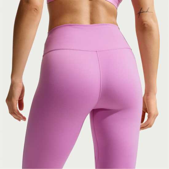 Nike Дамски Клин One Seamless Front High-Waisted Leggings Womens Light Magenta 