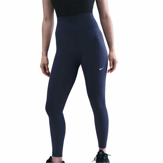 Nike Дамски Клин One Seamless Front High-Waisted Leggings Womens Midnight Navy Дамски клинове за фитнес