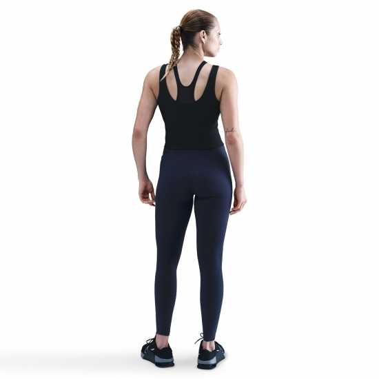 Nike Дамски Клин One Seamless Front High-Waisted Leggings Womens Midnight Navy Дамски клинове за фитнес