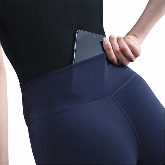 Nike Дамски Клин One Seamless Front High-Waisted Leggings Womens Midnight Navy Дамски клинове за фитнес