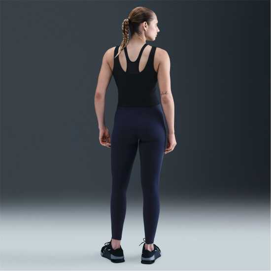 Nike Дамски Клин One Seamless Front High-Waisted Leggings Womens Midnight Navy Дамски клинове за фитнес