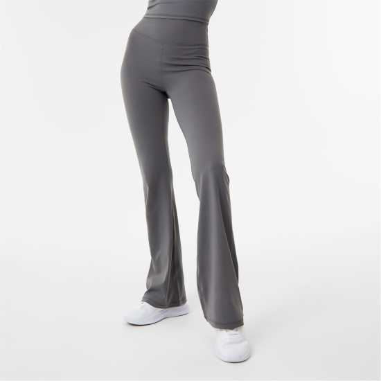 Дамски клинове за фитнес Usa Pro Pro X Sophie Habboo High Rise Flare Legging Womens Акула Сиво Usa Pro Pro X Sophie Habboo High Rise Flare Legging Womens Акула Сиво Дамски клинове за фитнес