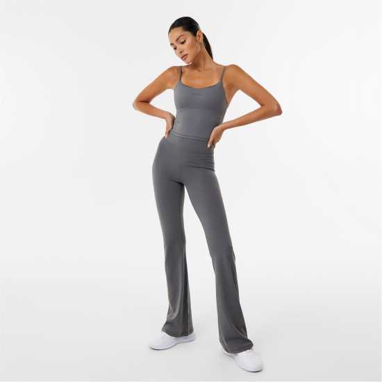 Дамски клинове за фитнес Usa Pro Pro X Sophie Habboo High Rise Flare Legging Womens Акула Сиво Usa Pro Pro X Sophie Habboo High Rise Flare Legging Womens Акула Сиво Дамски клинове за фитнес