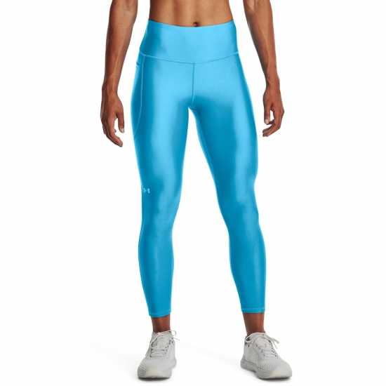 Under Armour Armour Heatgear® No-Slip Waistband Ankle Leggings Women's Синьо Under Armour Armour Heatgear® No-Slip Waistband Ankle Leggings Women's Синьо