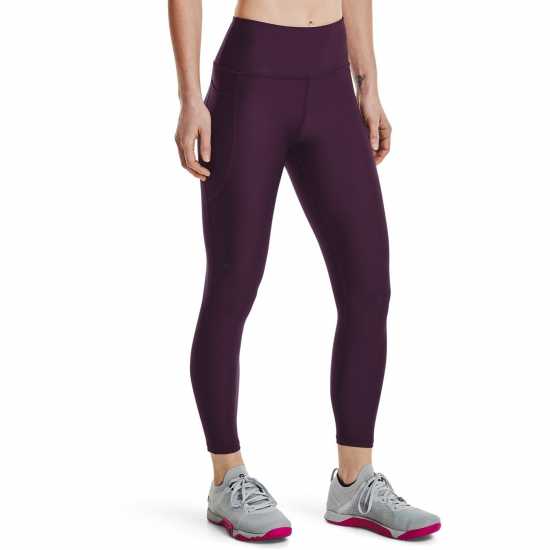 Under Armour Armour Heatgear® No-Slip Waistband Ankle Leggings Women's Фуксия Здрач 