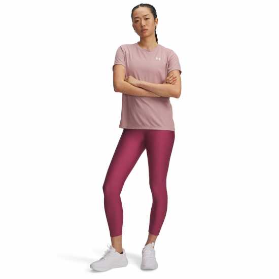 Under Armour Armour Heatgear® No-Slip Waistband Ankle Leggings Women's Фуксия Здрач 