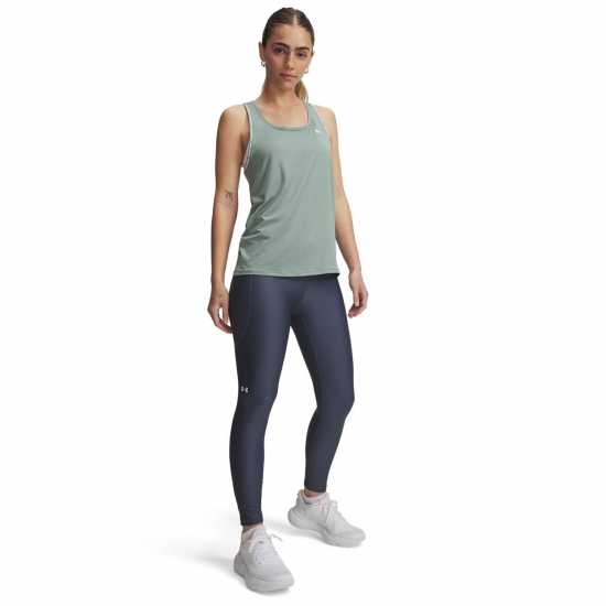 Under Armour Armour Heatgear® No-Slip Waistband Ankle Leggings Women's Сиво/Бяло Under Armour Armour Heatgear® No-Slip Waistband Ankle Leggings Women's Сиво/Бяло