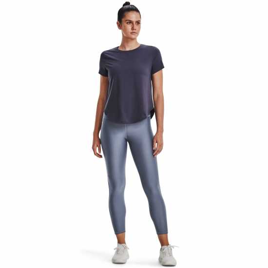 Дамски клинове за фитнес Under Armour Armour Heat Gear Hi Ankle Leggings АурораПурпъл Under Armour Armour Heat Gear Hi Ankle Leggings АурораПурпъл Дамски клинове за фитнес