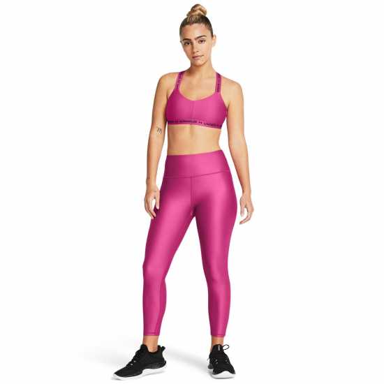 Under Armour Armour Heatgear® No-Slip Waistband Ankle Leggings Women's Астро розово/черно Under Armour Armour Heatgear® No-Slip Waistband Ankle Leggings Women's Астро розово/черно