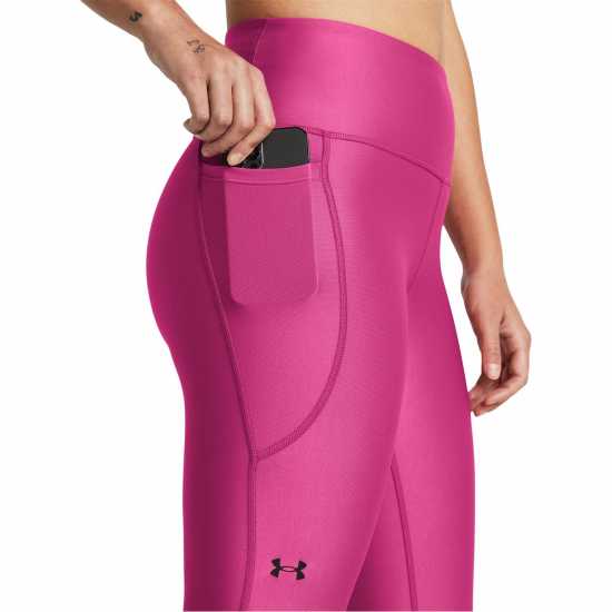 Under Armour Armour Heatgear® No-Slip Waistband Ankle Leggings Women's Астро розово/черно Under Armour Armour Heatgear® No-Slip Waistband Ankle Leggings Women's Астро розово/черно