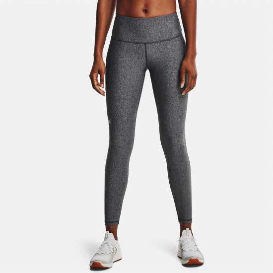 Under Armour Armour Heatgear® No-Slip Waistband  Full-Length Leggings Women's Тъмно сив хедър Дамски дрехи за фитнес