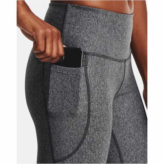 Under Armour Armour Heatgear® No-Slip Waistband  Full-Length Leggings Women's Тъмно сив хедър Дамски дрехи за фитнес