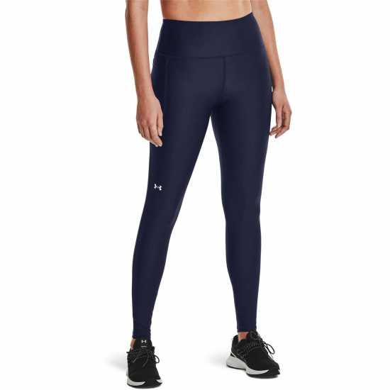 Under Armour Heatgear Performance Tights Womens Navy Дамски клинове за фитнес