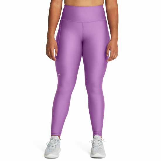 Under Armour Armour Heatgear® No-Slip Waistband  Full-Length Leggings Women's Прованс Лилаво Дамски дрехи за фитнес