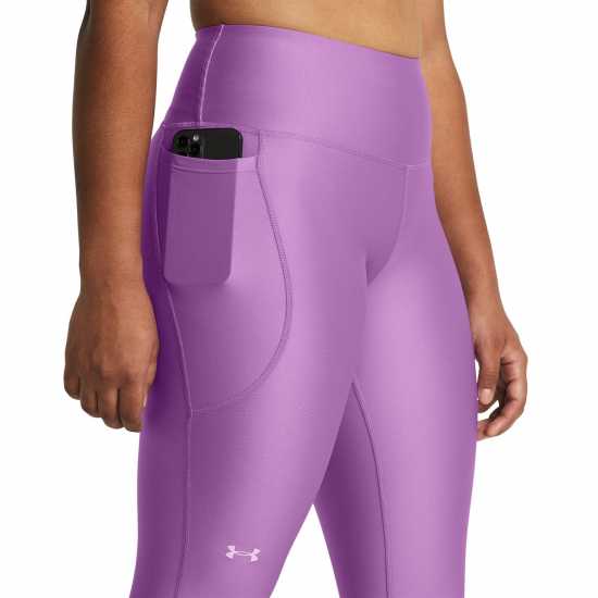 Under Armour Armour Heatgear® No-Slip Waistband  Full-Length Leggings Women's Прованс Лилаво Дамски дрехи за фитнес