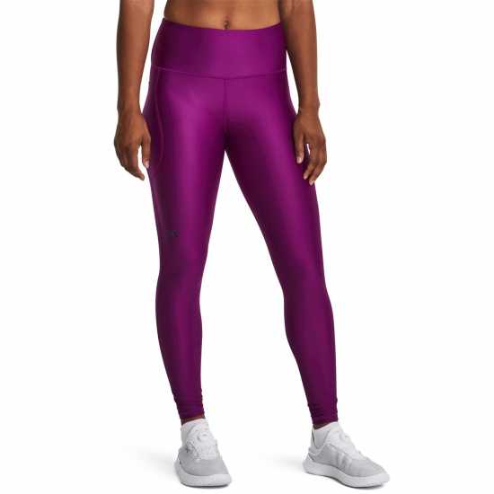 Under Armour Heatgear Performance Tights Womens Purple Дамски клинове за фитнес