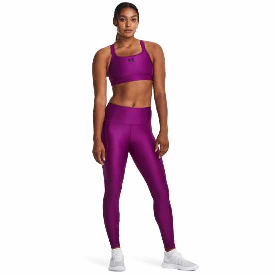Under Armour Heatgear Performance Tights Womens Purple Дамски клинове за фитнес