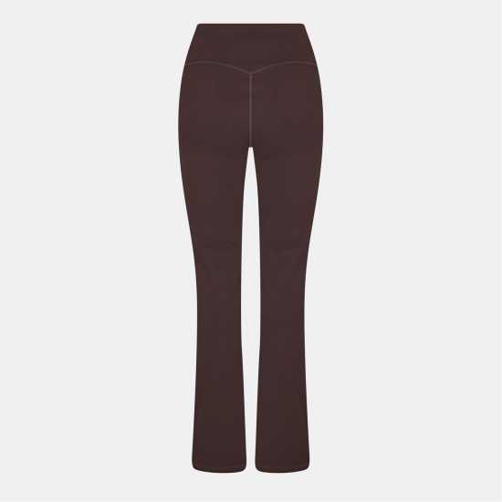 Usa Pro Pro Flare Legging Womens Espresso Usa Pro Pro Flare Legging Womens Espresso