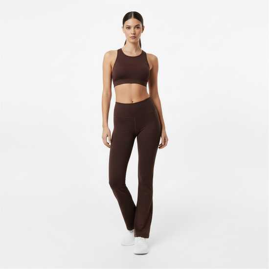 Usa Pro Flare Legging Womens Espresso 