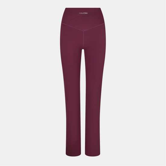 Usa Pro Pro Wrap Flare Leg Womens Dark Cherry Usa Pro Pro Wrap Flare Leg Womens Dark Cherry