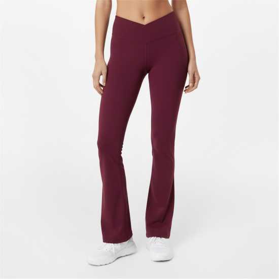 Usa Pro Wrap Flare Leg Womens Dark Cherry 