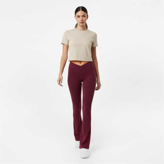 Usa Pro Wrap Flare Leg Womens Dark Cherry 