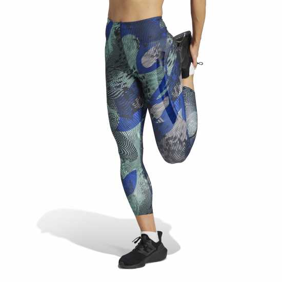 Adidas Adizero Allover Print 7/8 Leggings Womens  Дамски клинове за фитнес