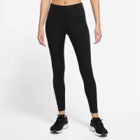 Nike Dri-FIT Air Women's Mid-Rise 7/8 Leggings Black Дамски клинове за фитнес