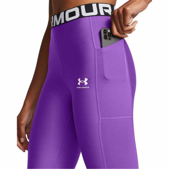 Under Armour Women's Heatgear Gym Leggings Лилаво 