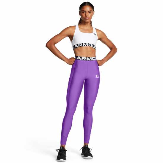 Under Armour Women's Heatgear Gym Leggings Лилаво 