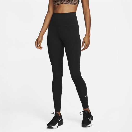 Nike One High-Rise 7/8 Tight Womens Черно Дамски клинове за фитнес