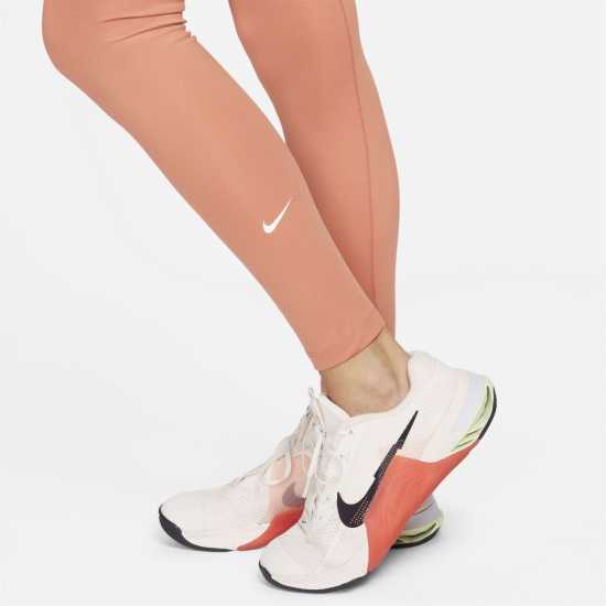 Nike One High-Rise 7/8 Tight Womens Light Pink Дамски клинове за фитнес