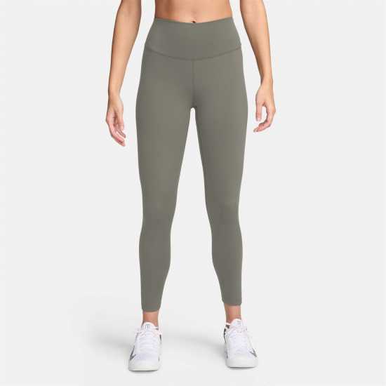 Nike One High-Rise 7/8 Tight Womens Светло зелено/ Черно Дамски клинове за фитнес